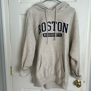 MV Sport, Boston Massachusetts cream hoodie